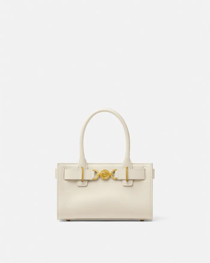 Totes Women Versace Medusa 03995 Small Tote Bag Beige