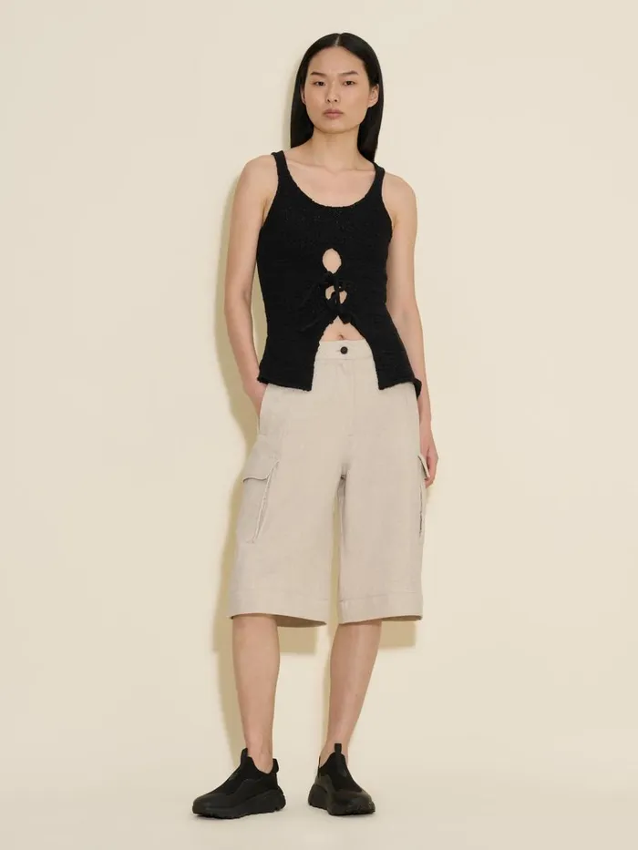 Trousers and Shorts Women Holzweiler Gorti Linen Trousers Sand