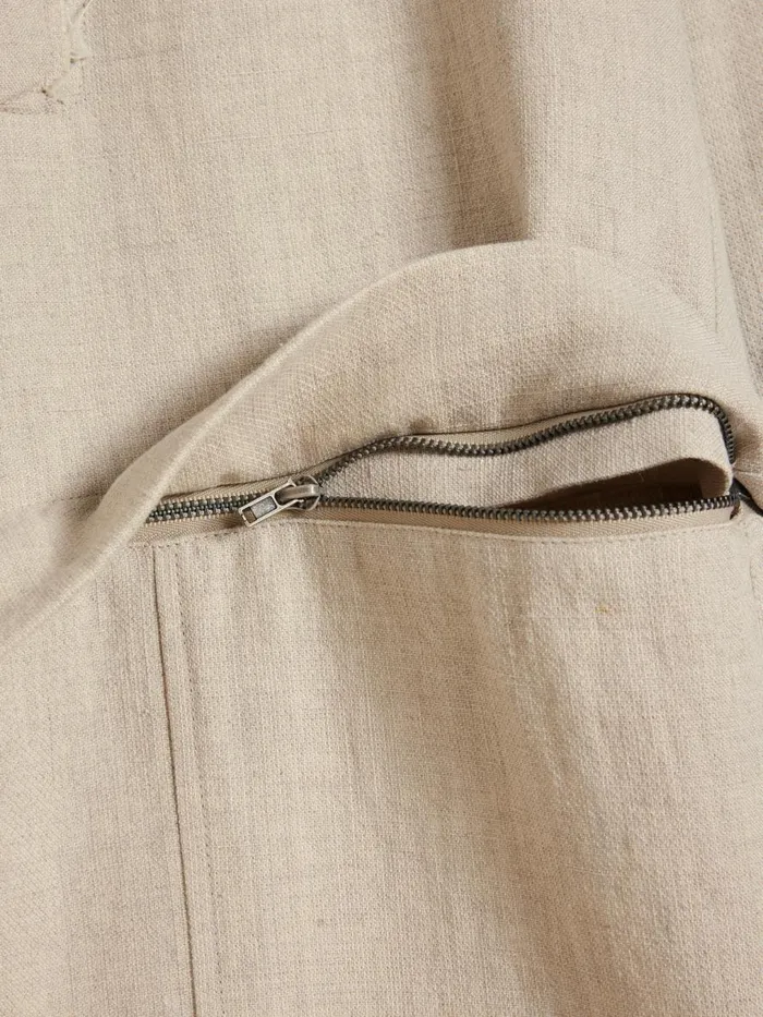 Trousers and Shorts Women Holzweiler Gorti Linen Trousers Sand