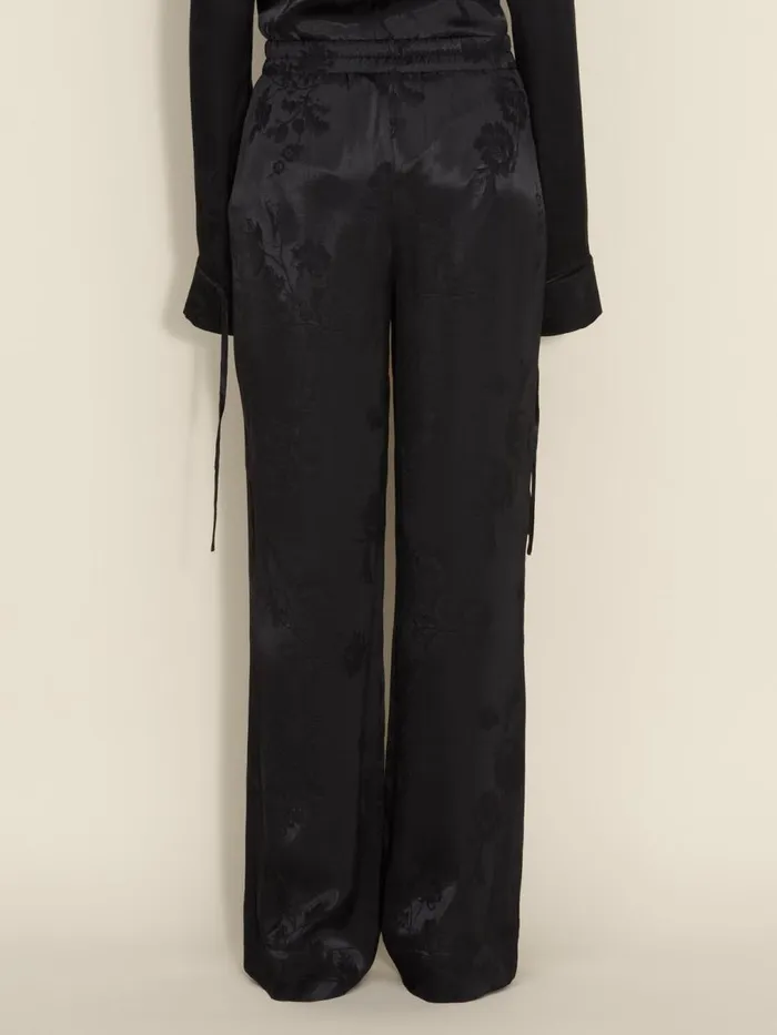 Trousers and Shorts Women Holzweiler Pom Jaquard Trousers Black