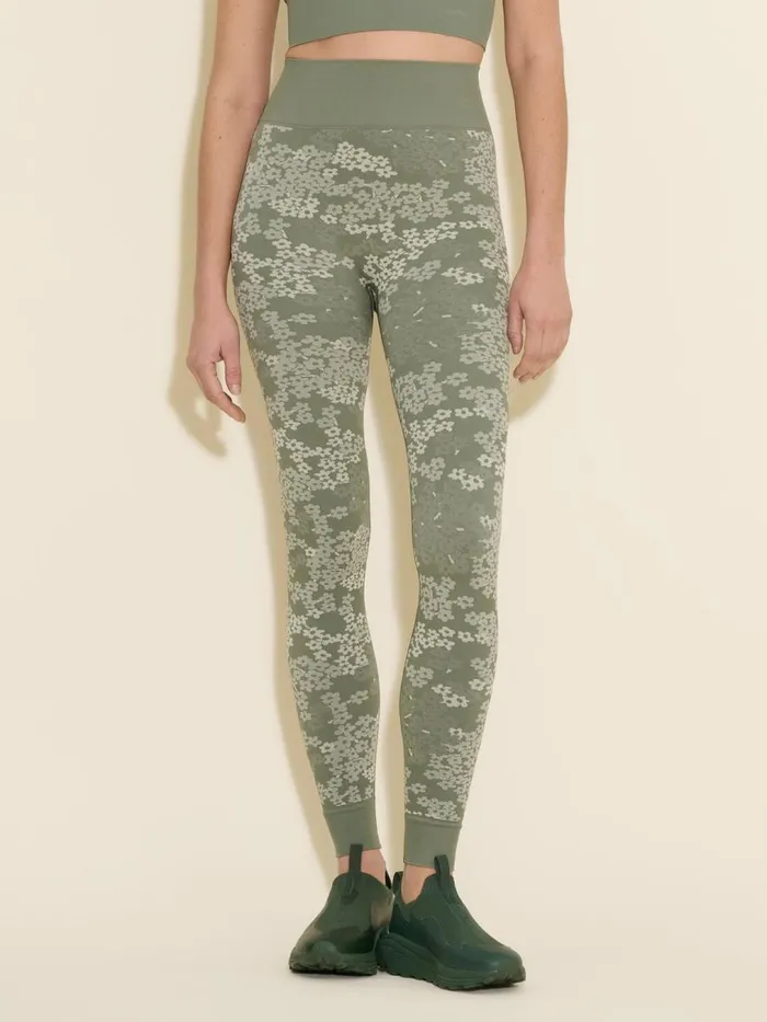 Trousers and Shorts Women Holzweiler Seamless Jacquard Tights Green Mix