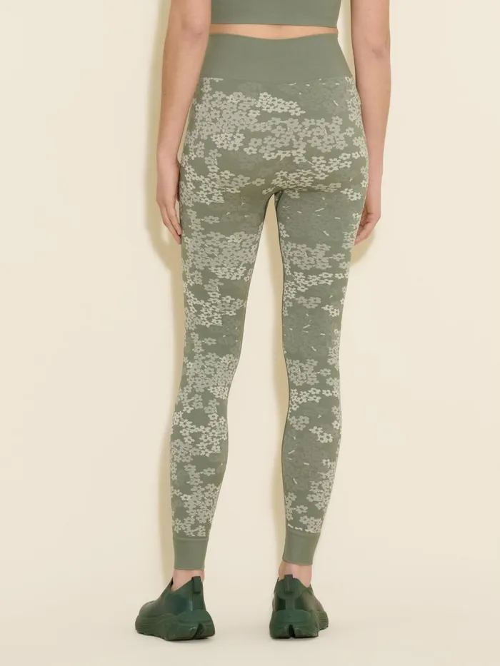 Trousers and Shorts Women Holzweiler Seamless Jacquard Tights Green Mix