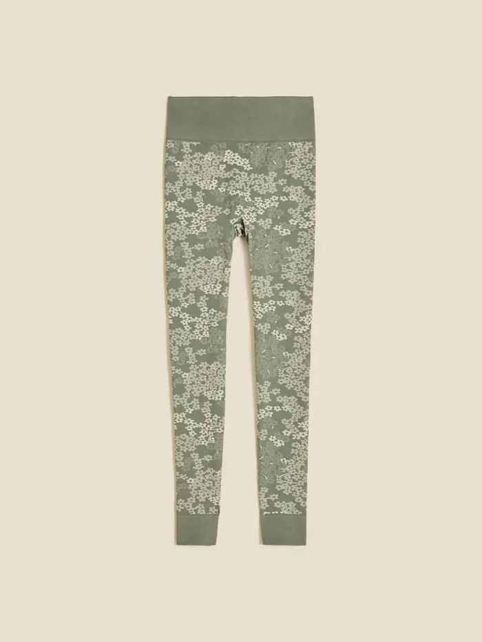 Trousers and Shorts Women Holzweiler Seamless Jacquard Tights Green Mix