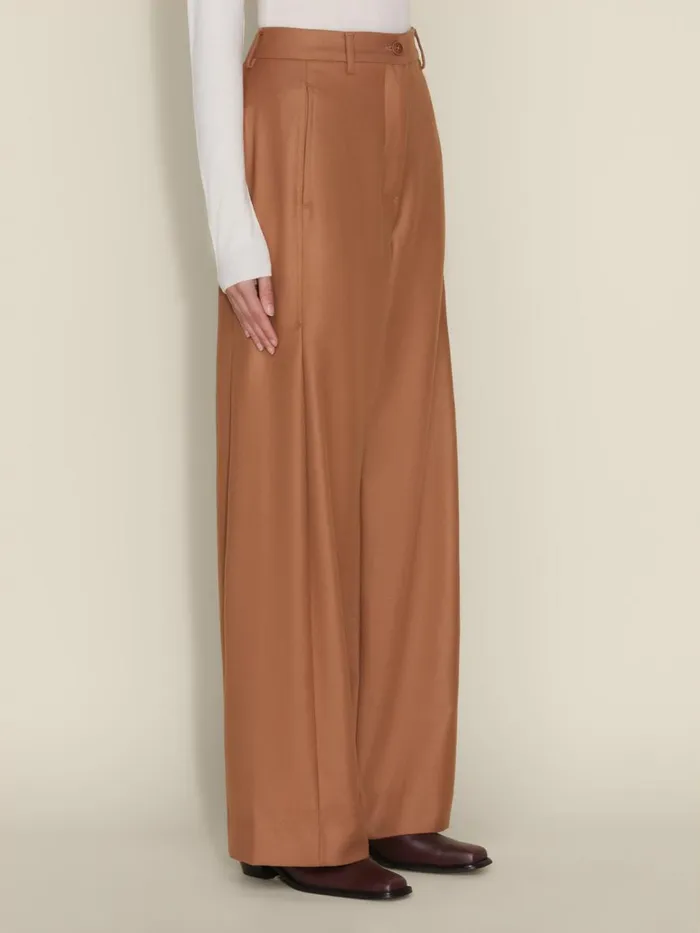 Trousers and Shorts Women Holzweiler Vidda Trousers Camel