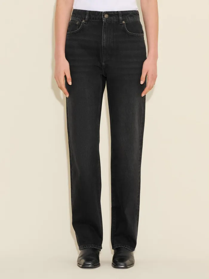 Trousers and Shorts Women Holzweiler W Regular Jeans Black Washed