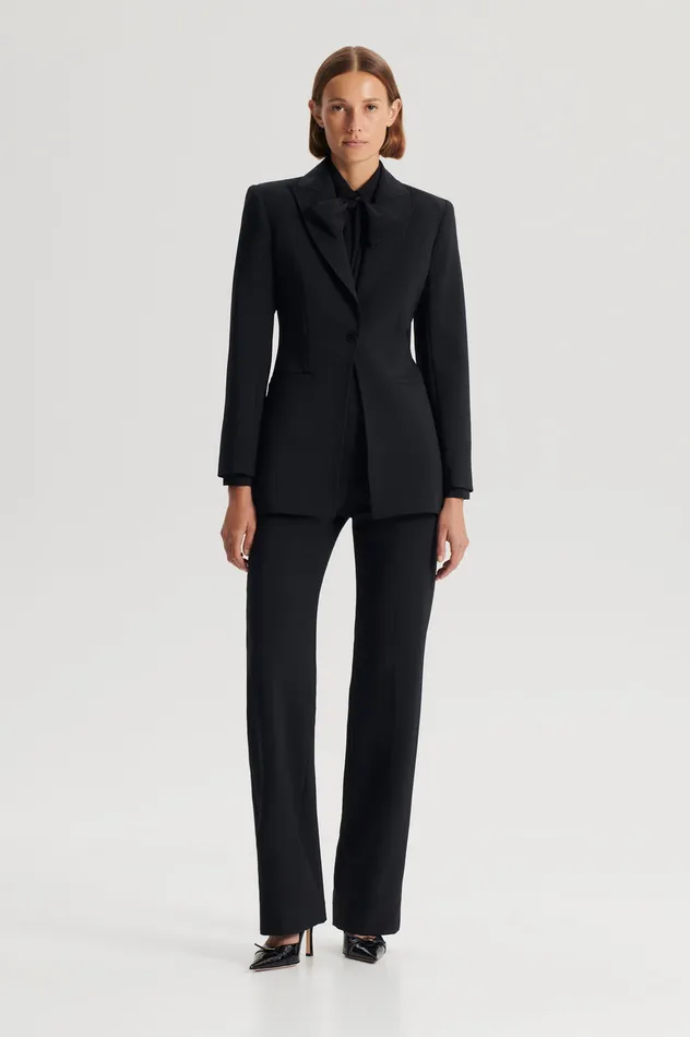 Trousers TAILORED HIGH WAIST TROUSER BLACK 8211 Scanlan Theodore Women