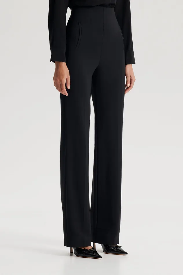 Trousers TAILORED HIGH WAIST TROUSER BLACK 8211 Scanlan Theodore Women