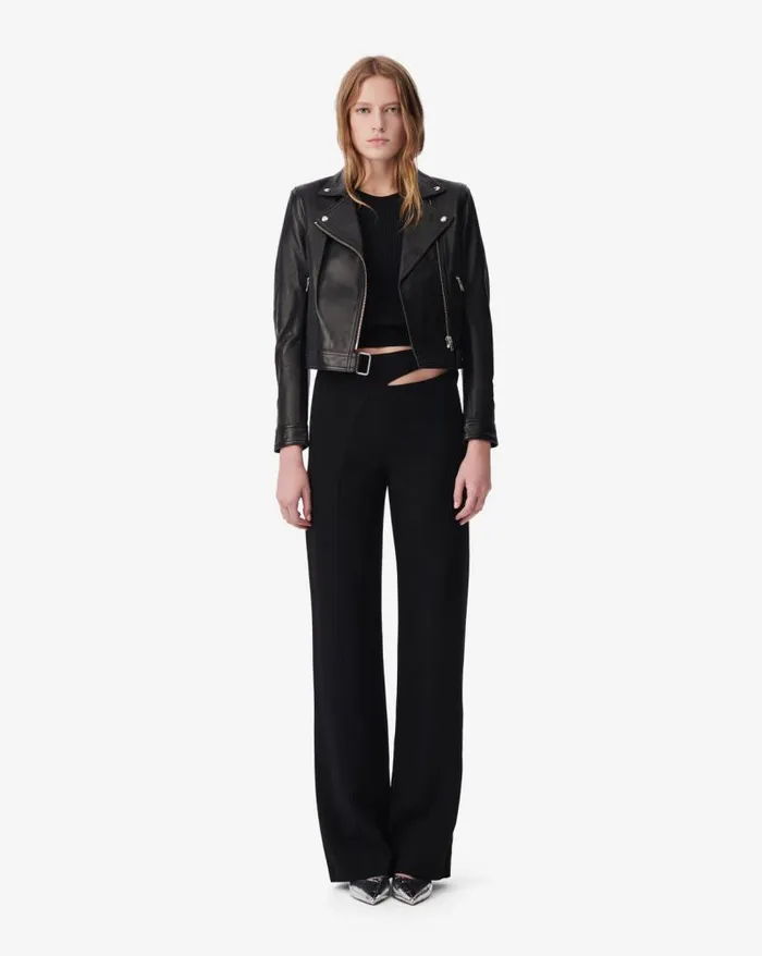 Trousers Women IRO KAEN TWILL ASYMMETRICAL PANTS