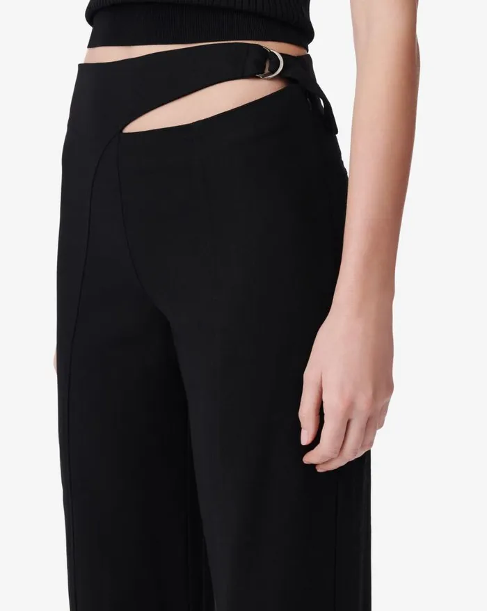 Trousers Women IRO KAEN TWILL ASYMMETRICAL PANTS