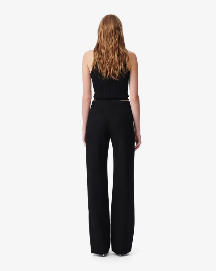 Trousers Women IRO KAEN TWILL ASYMMETRICAL PANTS