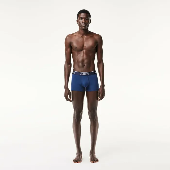 Underwear and Socks Men Lacoste Men039s 3Pack Trunks Navy Blue Red Navy Blue W64 Underwear and Socks Men Lacoste Men039s 3Pack Trunks Navy Blue Red Navy Blue W64