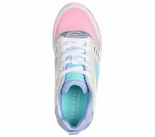 Uno Lite 8211 Electric Ombre Periwinkle Multi Kids SKECHERS Big Kids UK Sizes 36