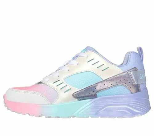 Uno Lite 8211 Electric Ombre Periwinkle Multi Kids SKECHERS Big Kids UK Sizes 36