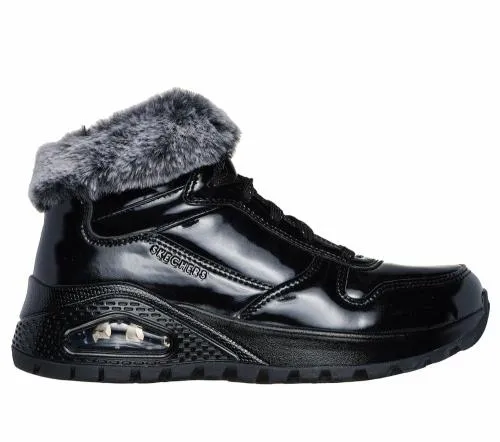 Uno Rugged 8211 Fiesty Winter Black Women SKECHERS Lace Up