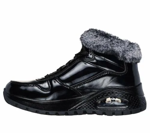 Uno Rugged 8211 Fiesty Winter Black Women SKECHERS Lace Up
