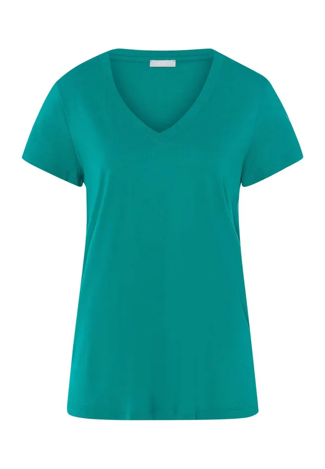 VNeck TShirt Peacock Women HANRO Lounge Tops