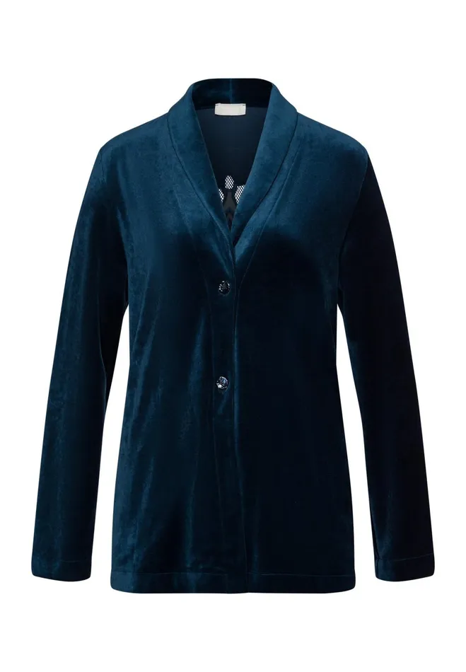 Velvet Blazer Mystic Blue Women HANRO Jackets and Cardigans