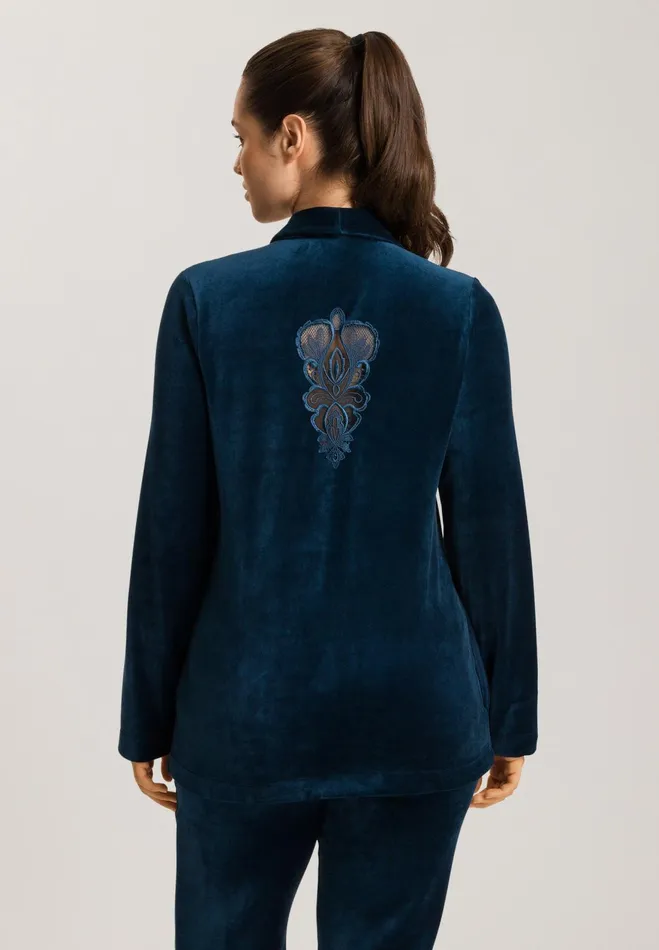 Velvet Blazer Mystic Blue Women HANRO Jackets and Cardigans