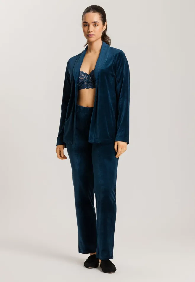 Velvet Blazer Mystic Blue Women HANRO Jackets and Cardigans