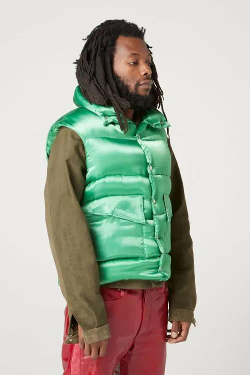 Vests Men Gallery Dept PUFF VEST Green