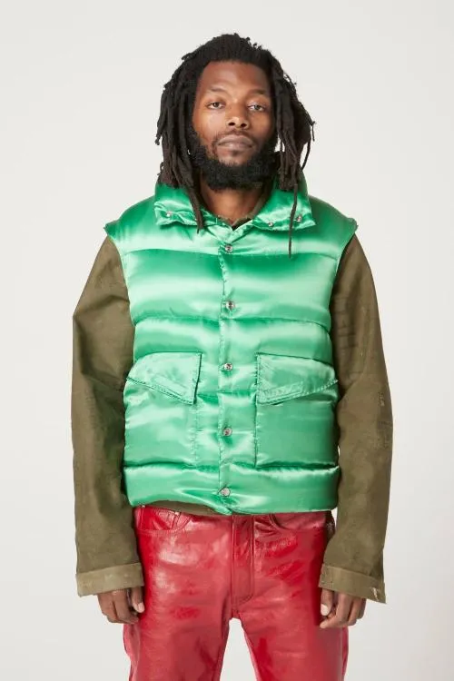 Vests Men Gallery Dept PUFF VEST Green