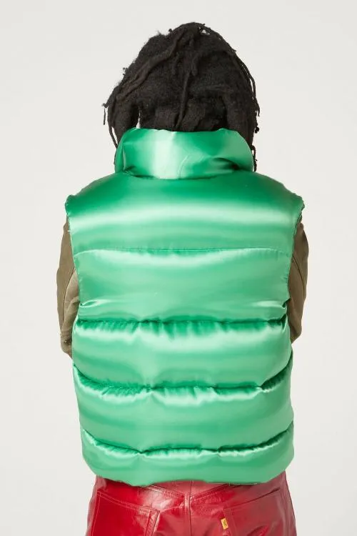 Vests Men Gallery Dept PUFF VEST Green