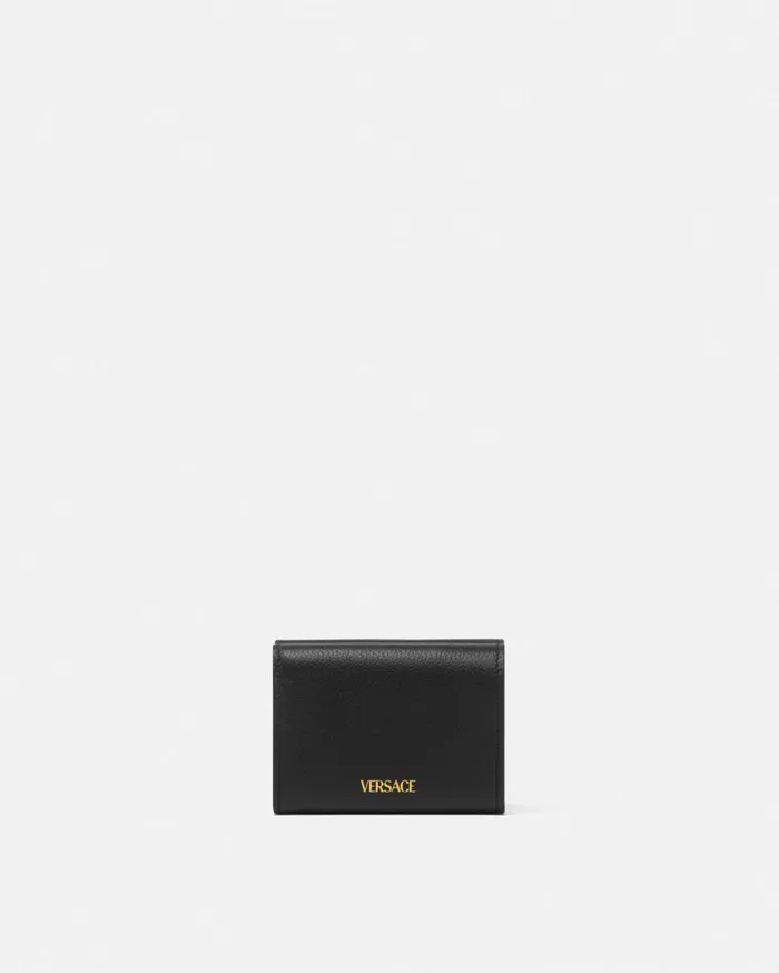 Wallets Women Versace La Medusa Wallet Blackgold