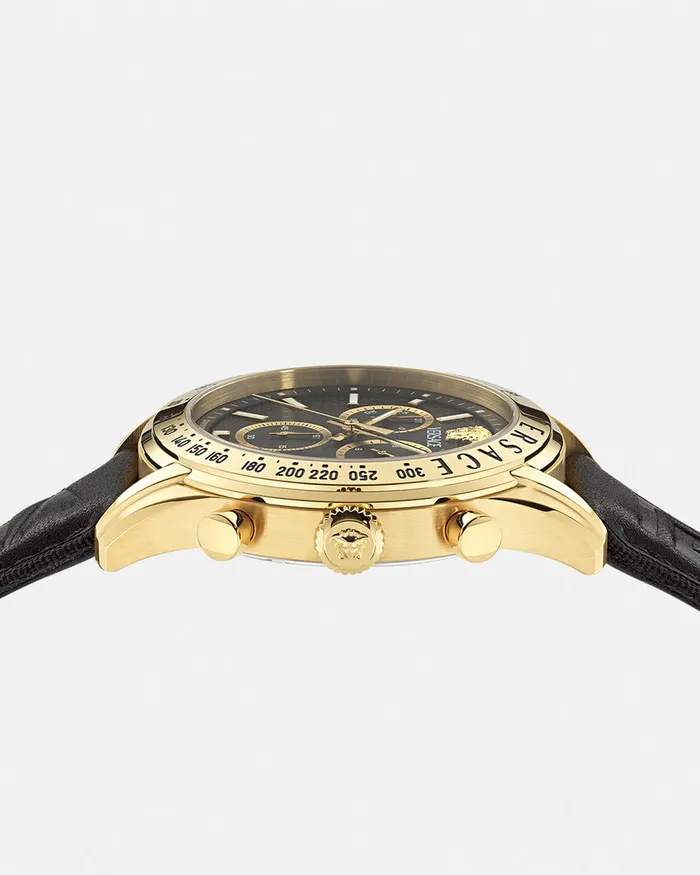 Watches Men Versace Chrono Master Watch Blackgold