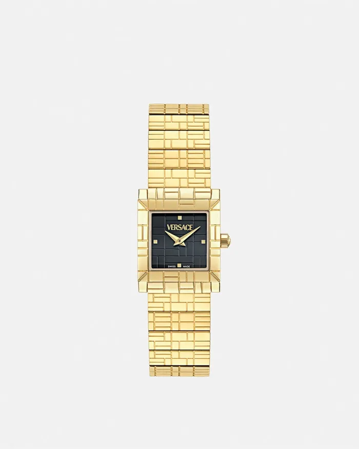 Watches Women Versace Mosaic Watch Gold