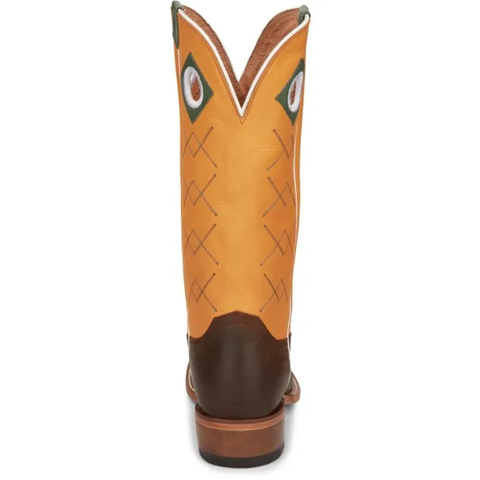 Western Men Justin Boots Billet 13034 Western Boot Brown
