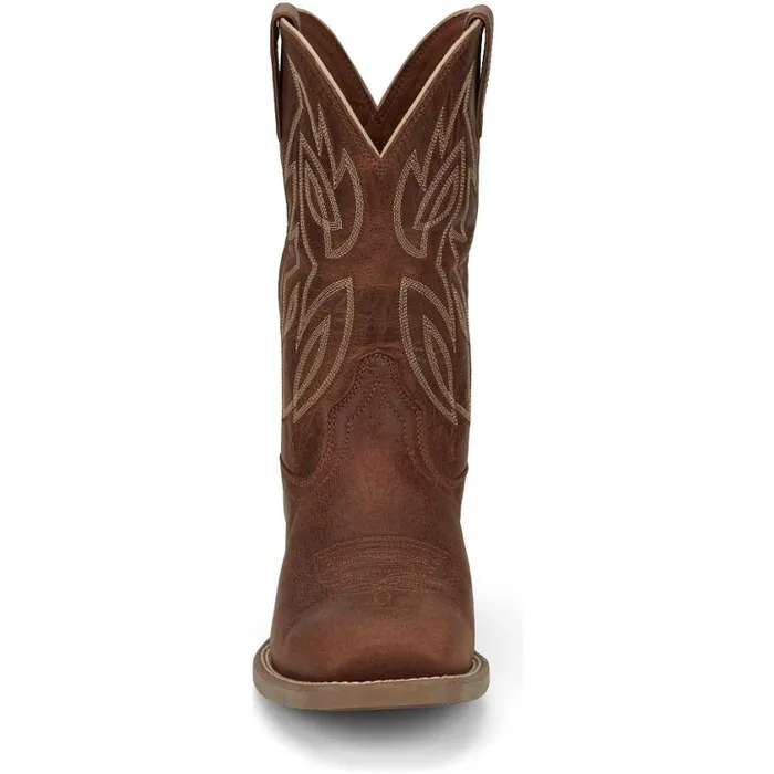 Western Men Justin Boots Canter 11034 Western Boot Amber Brown 040brown041