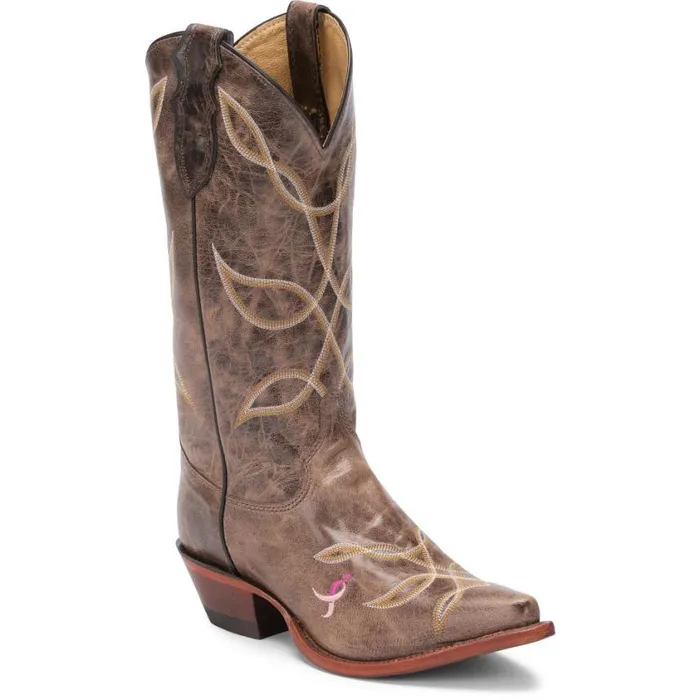 Western Women Justin Boots Brinker 13034 Womens Boot Distressed Brown 040brown041
