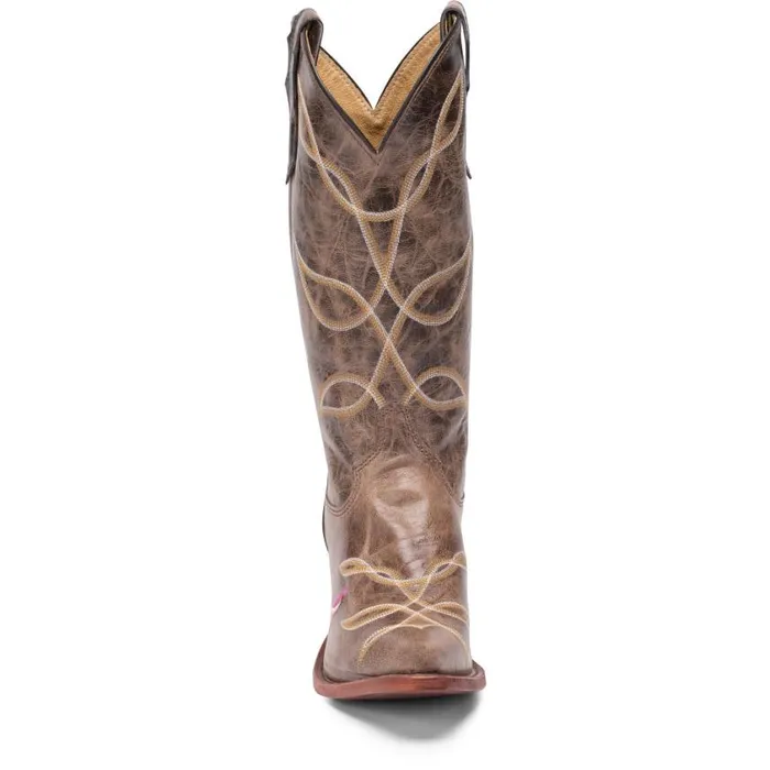 Western Women Justin Boots Brinker 13034 Womens Boot Distressed Brown 040brown041