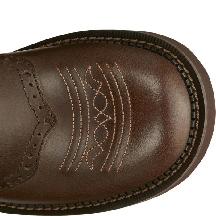 Western Women Justin Boots Gemma 8034 Western Boot Dark Brown 040brown041