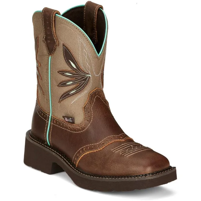 Western Women Justin Boots Nettie 8034 Western Boot Tan 040brown041