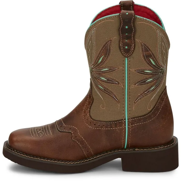Western Women Justin Boots Nettie 8034 Western Boot Tan 040brown041