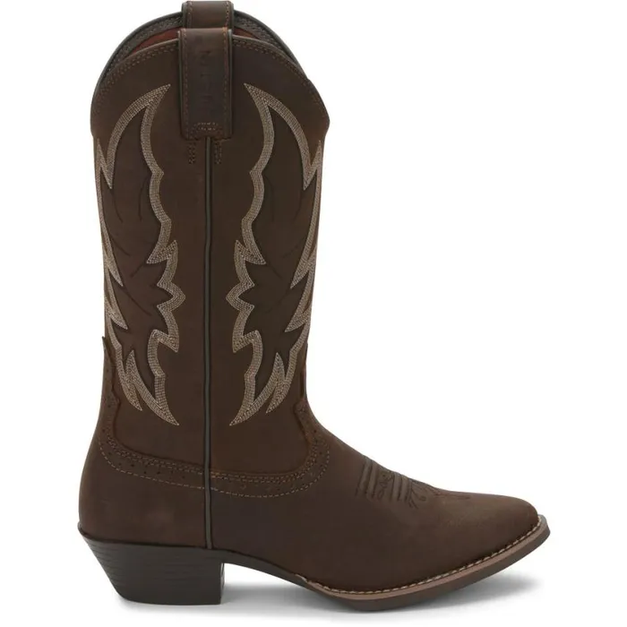 Western Women Justin Boots Rosella Chocolate 040brown041