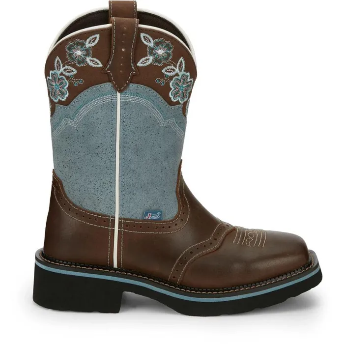 Western Women Justin Boots Starlina 11034 Western Boot Brown