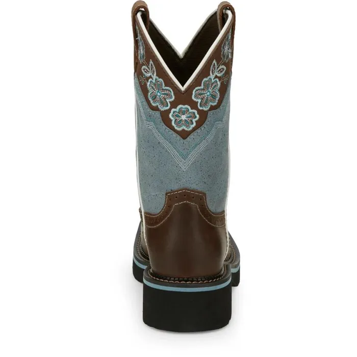 Western Women Justin Boots Starlina 11034 Western Boot Brown