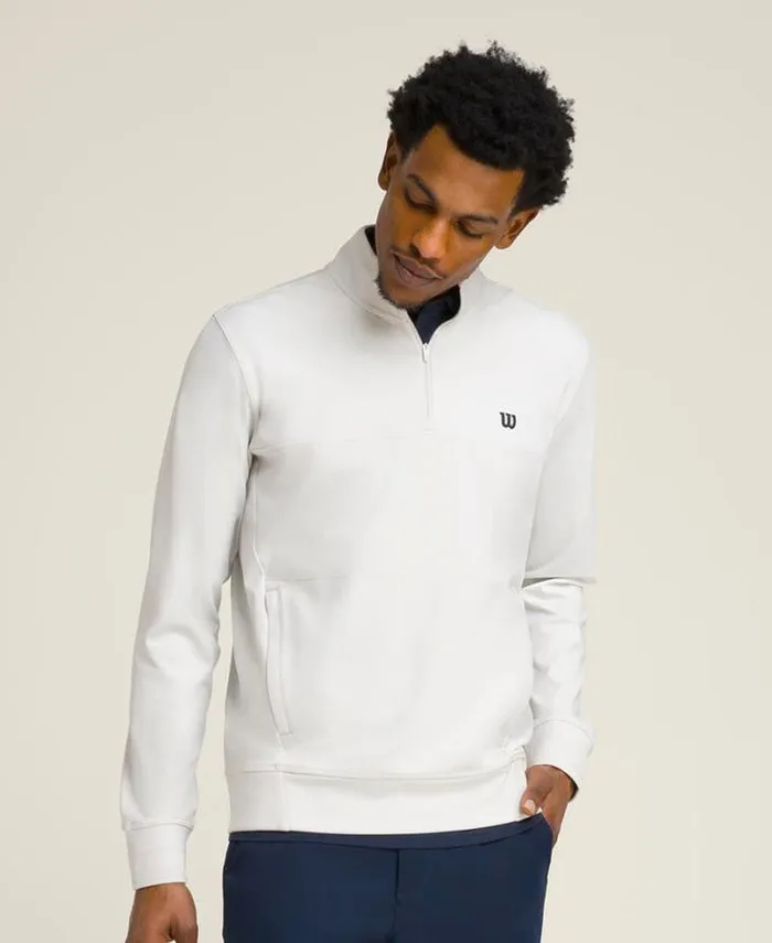 Wilson Outerwear Men OC HalfZip 8211 Stone