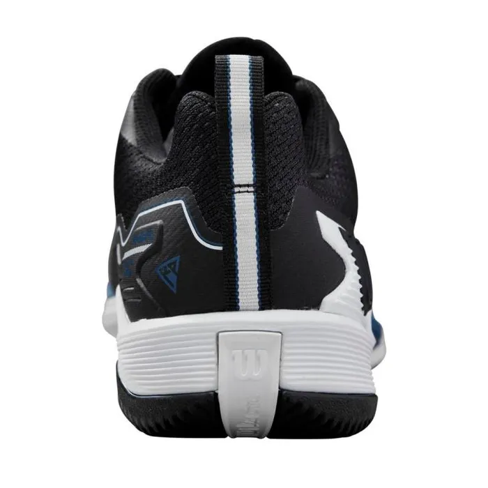 Wilson Shoes Sports Rush Pro 45 Men039s Tennis Shoe 8211 Black White Ensign Blue