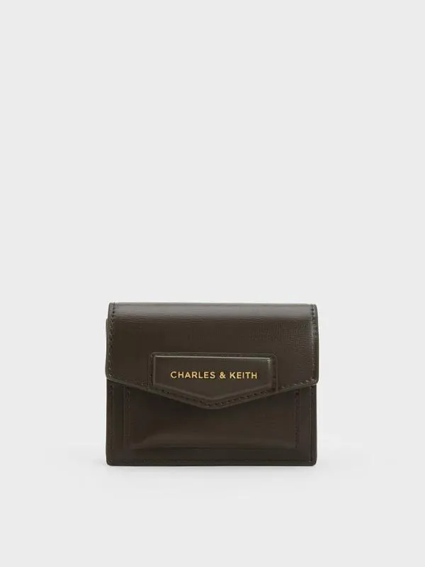 Women Adelie Envelope Card Holder 8211 Dark Moss CHARLES and KEITH Card Holders