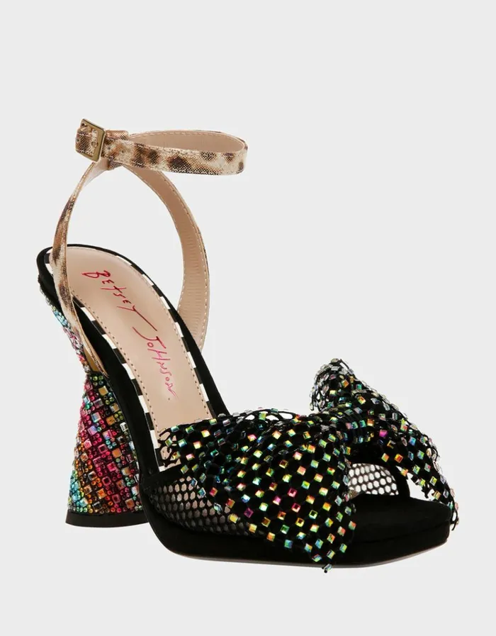 Women AISHA BLACK MULTI Betsey Johnson