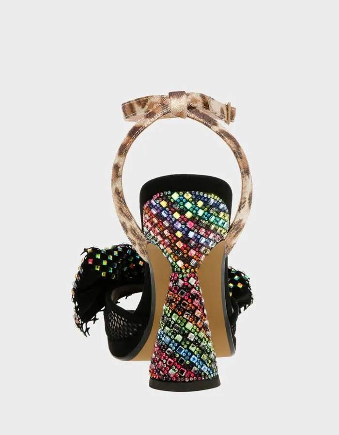 Women AISHA BLACK MULTI Betsey Johnson