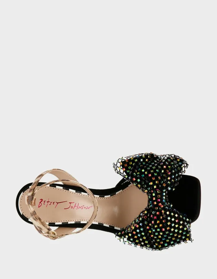 Women AISHA BLACK MULTI Betsey Johnson