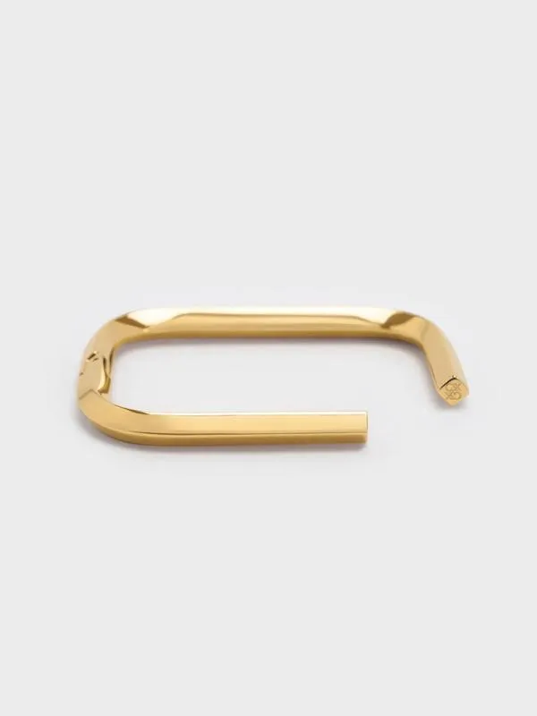 Women Angular Cuff Bracelet 8211 Gold CHARLES and KEITH Bracelets