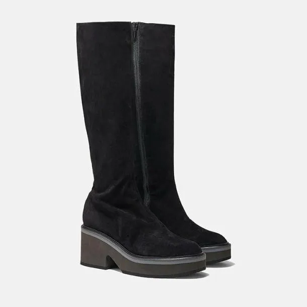 Women ANKI Suede Stretch Black Clergerie Boots and High Boots