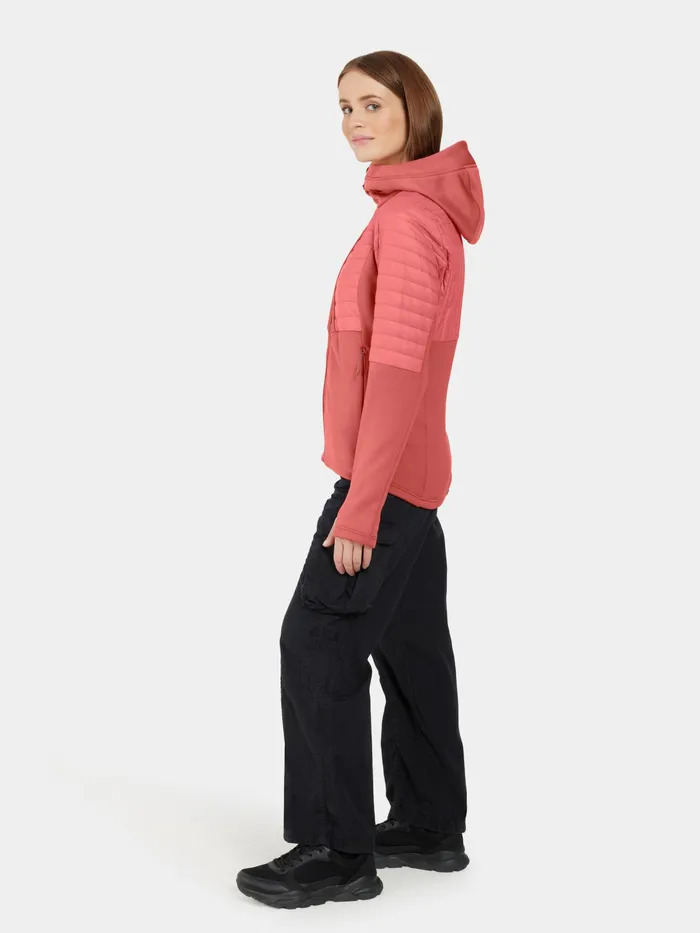 Women Annema FullZip Pink Blush Didriksons Outdoor Jackets