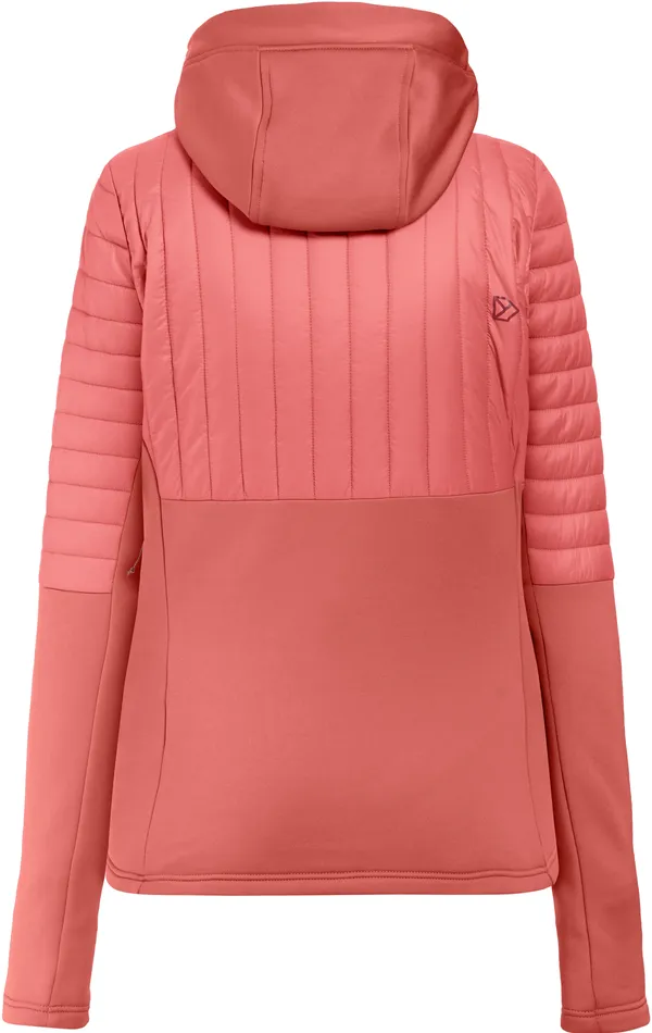 Women Annema FullZip Pink Blush Didriksons Outdoor Jackets