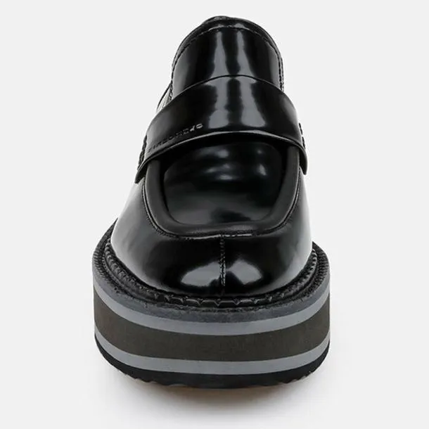Women BAHATI Gloss Black Clergerie Loafers and Moccasins